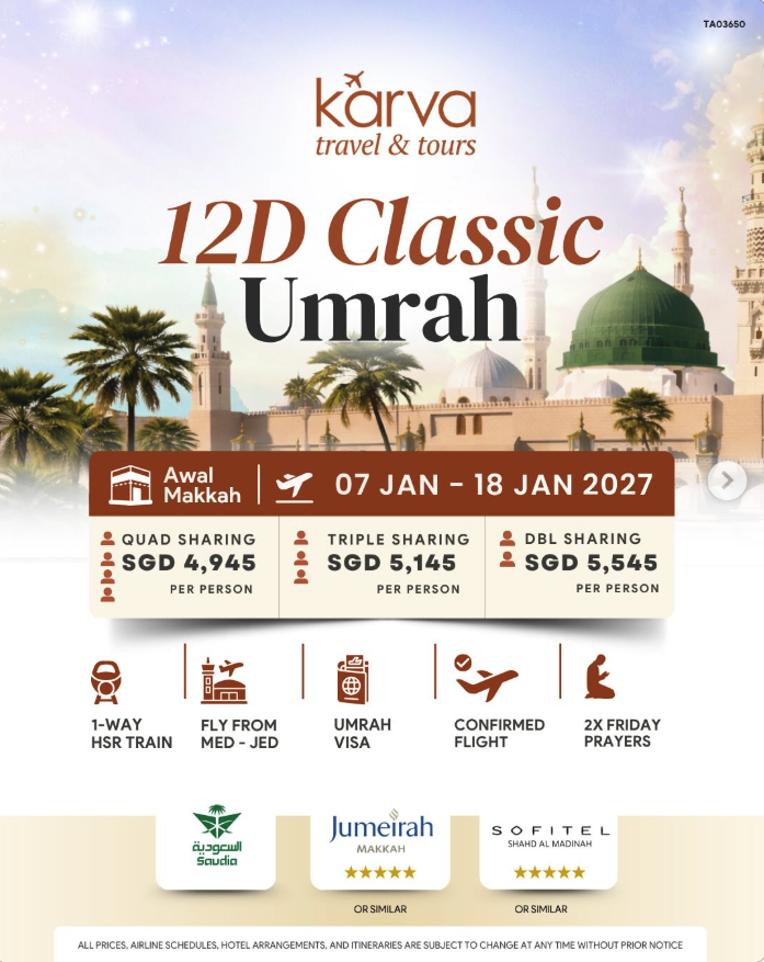12D Classic Umrah – Awal Makkah
